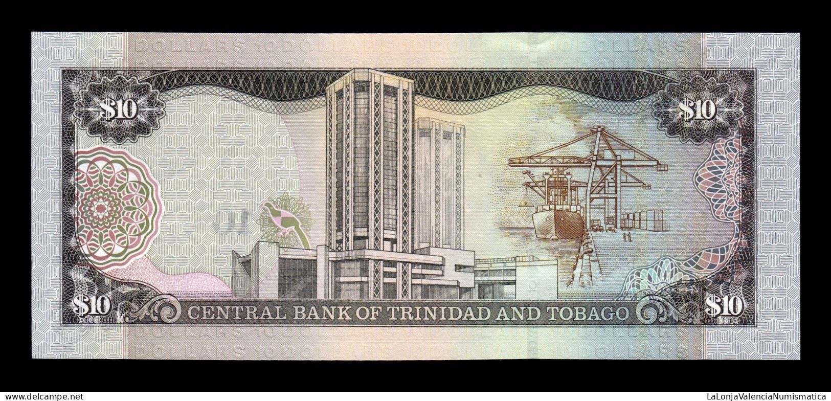 Trinidad & Tobago 10 Dollars 2006 Pick 48 Sc Unc - Trindad & Tobago