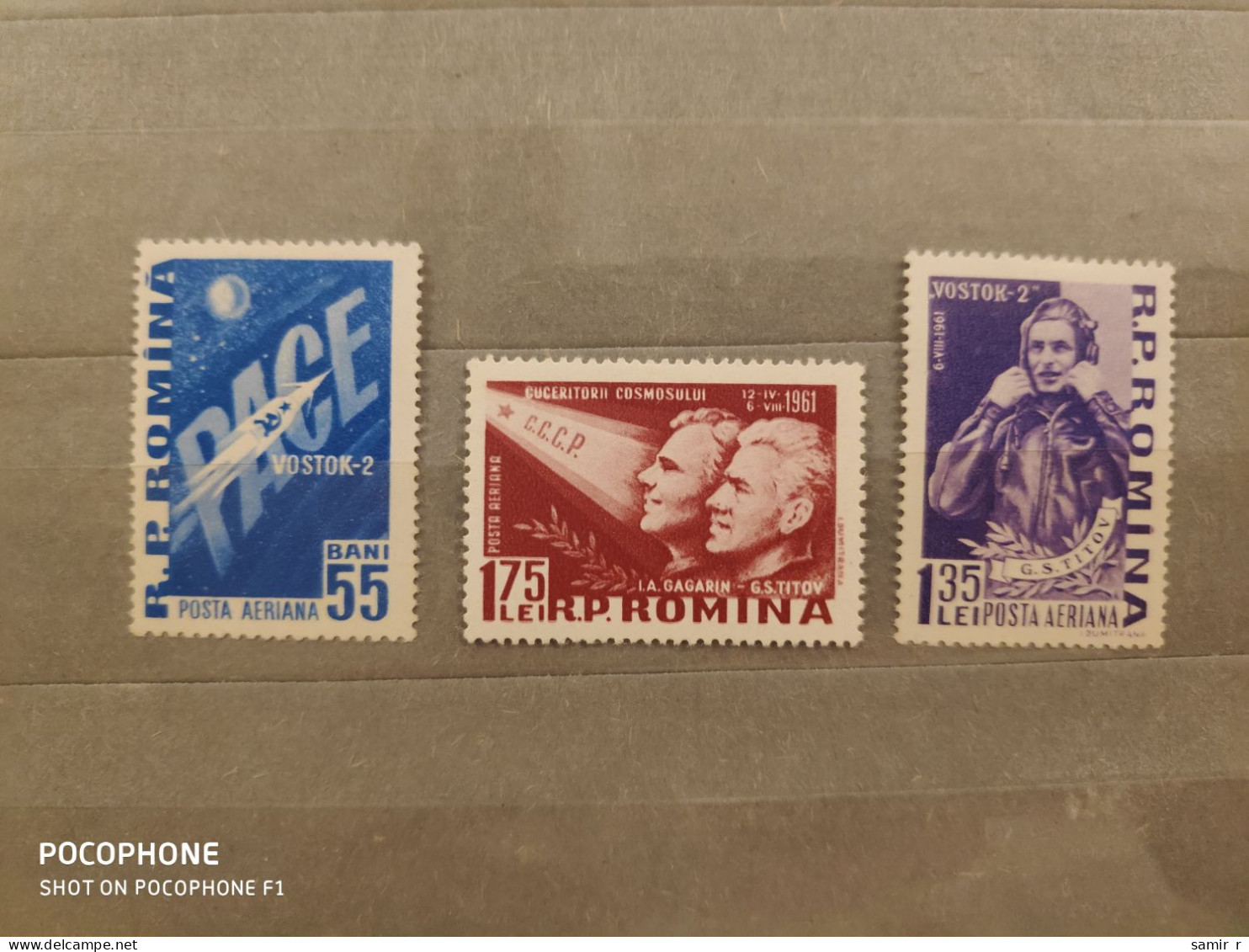 1961	Romania	Space (F92) - Unused Stamps