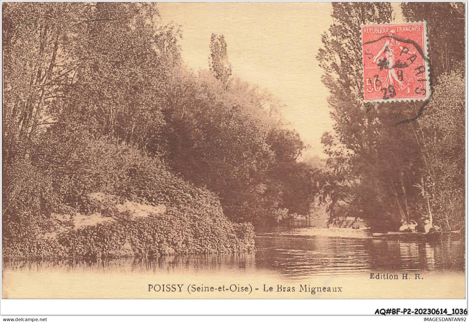 AQ#BFP2-78-0516 - POISSY - Le Bras Migneaux - Poissy