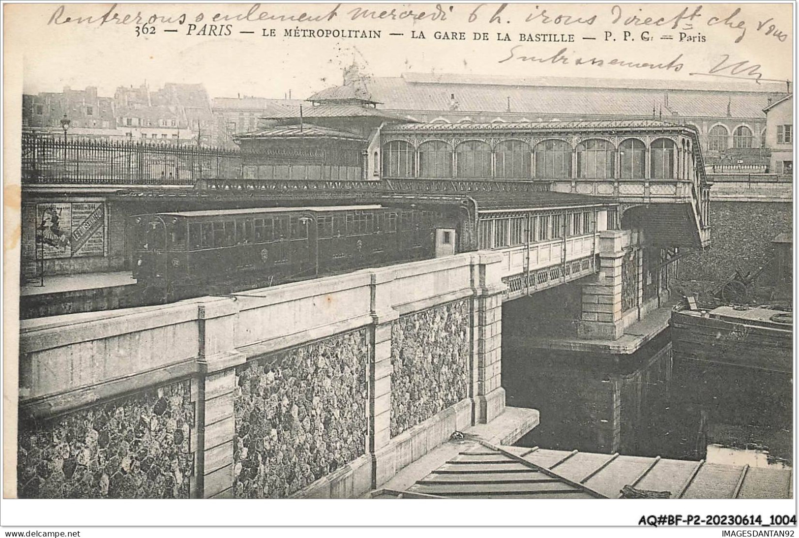 AQ#BFP2-75-0500- PARIS XII - Le Métropolitain - La Gare De La Bastille - Distrito: 12