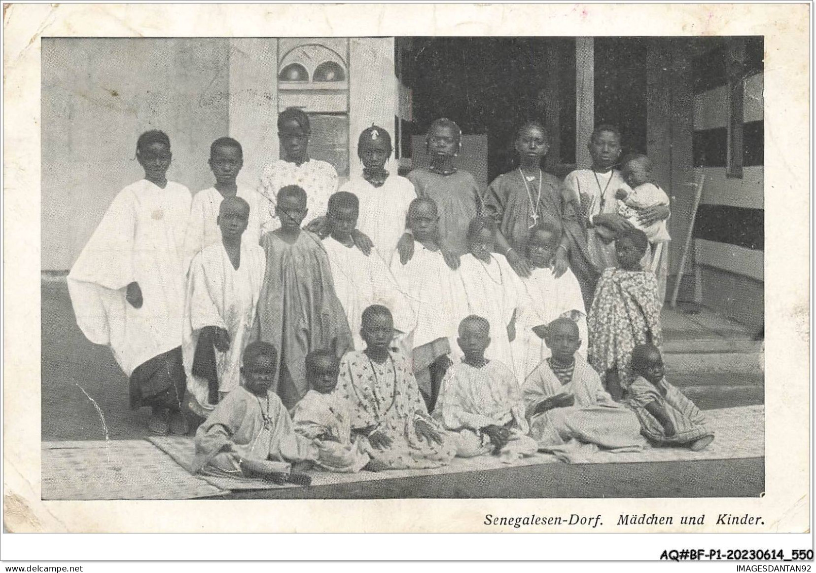AQ#BFP1-SENEGAL-0274 - Senegalesen-Dorf - Mädchen Und Kinder - Senegal