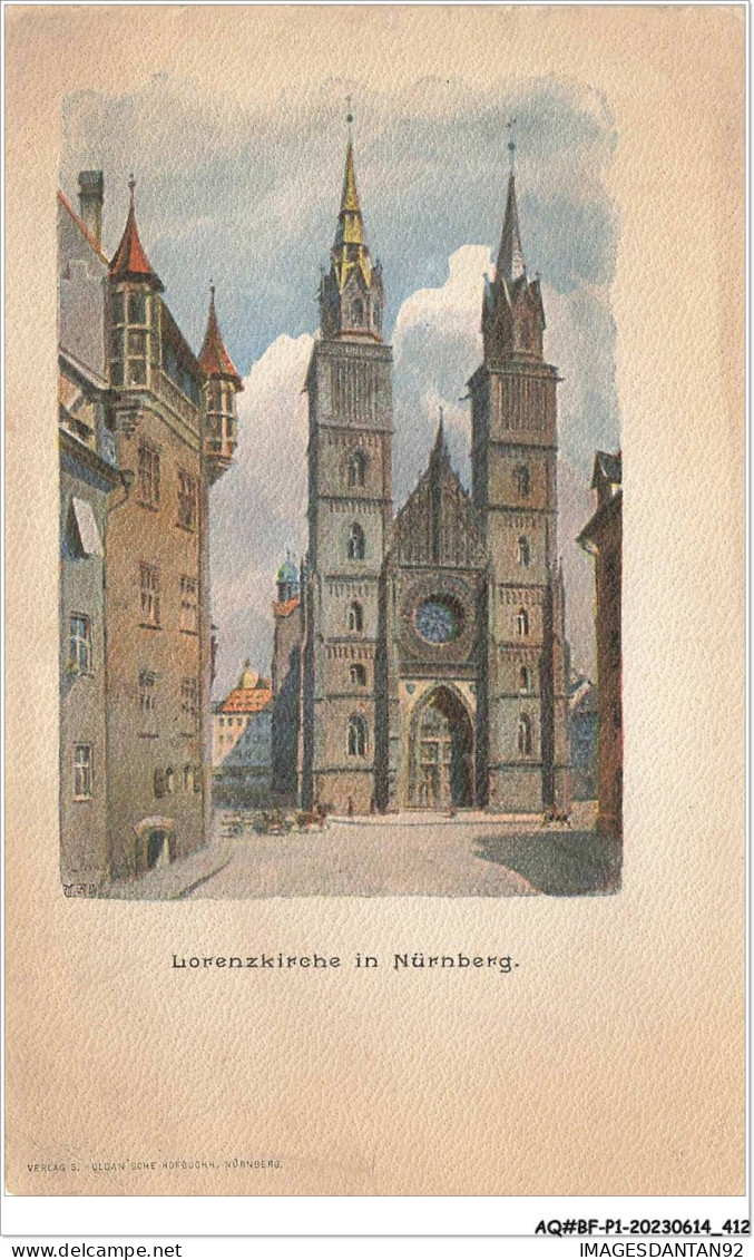 AQ#BFP1-ALLEMAGNE-0205 - NÜRNBERG - Lorenzkirche In Nürnberg - Nürnberg