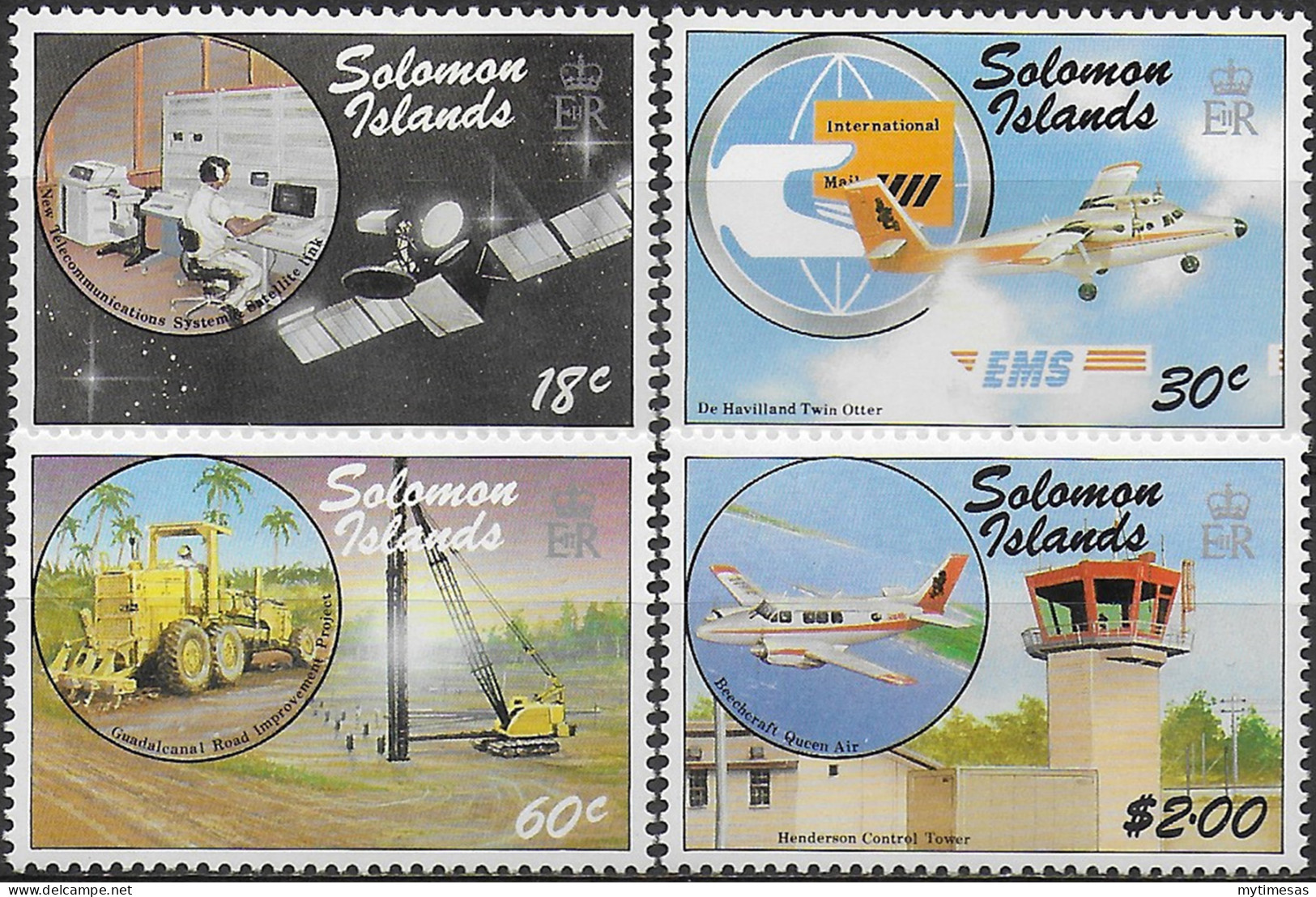 1987 Solomon Islands Transport And Communications 4v. MNH SG. N. 606/09 - Other & Unclassified