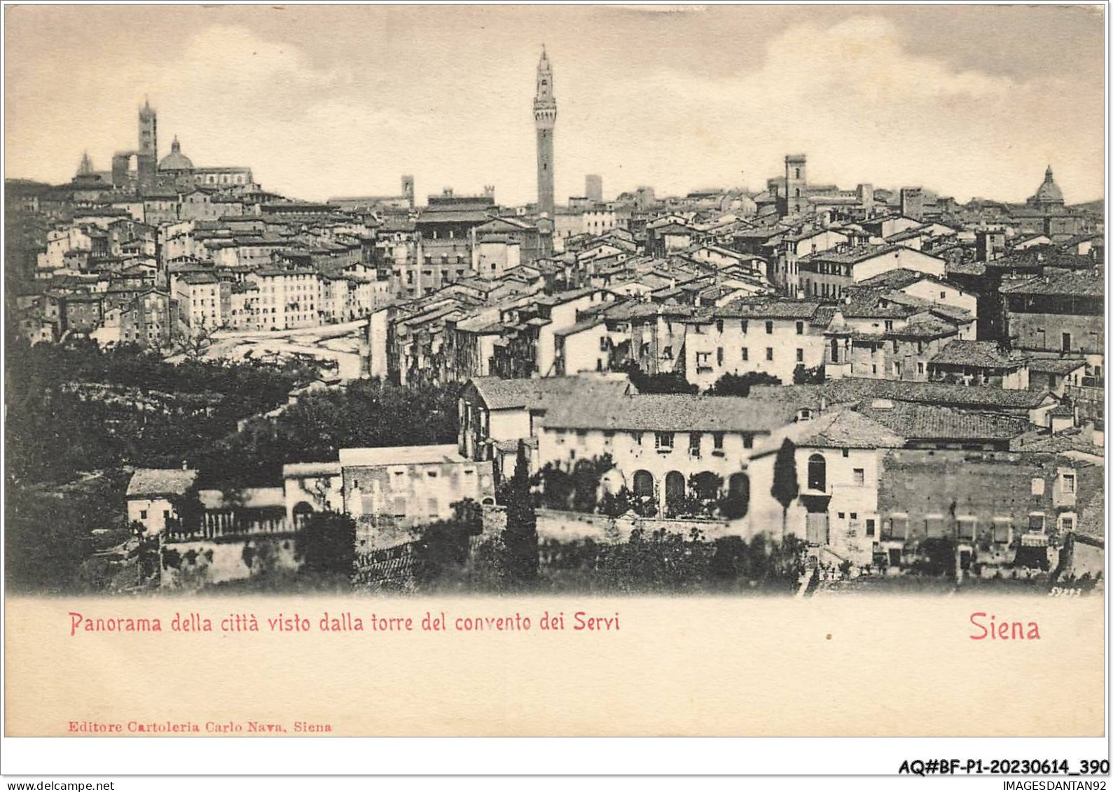 AQ#BFP1-ITALIE-0194 - SIENA - Panorama Della Città Visto Dalla Torre Del Convento Dei Servi - Siena