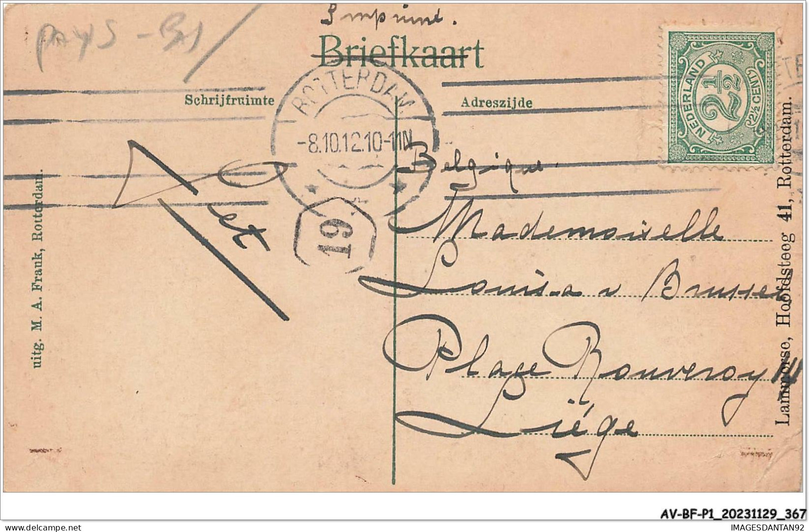 AV-BFP1-0184 - PAYS-BAS - Rotterdam - Kerkplein En Viaduet-Binnenrotte - Train - Altri & Non Classificati