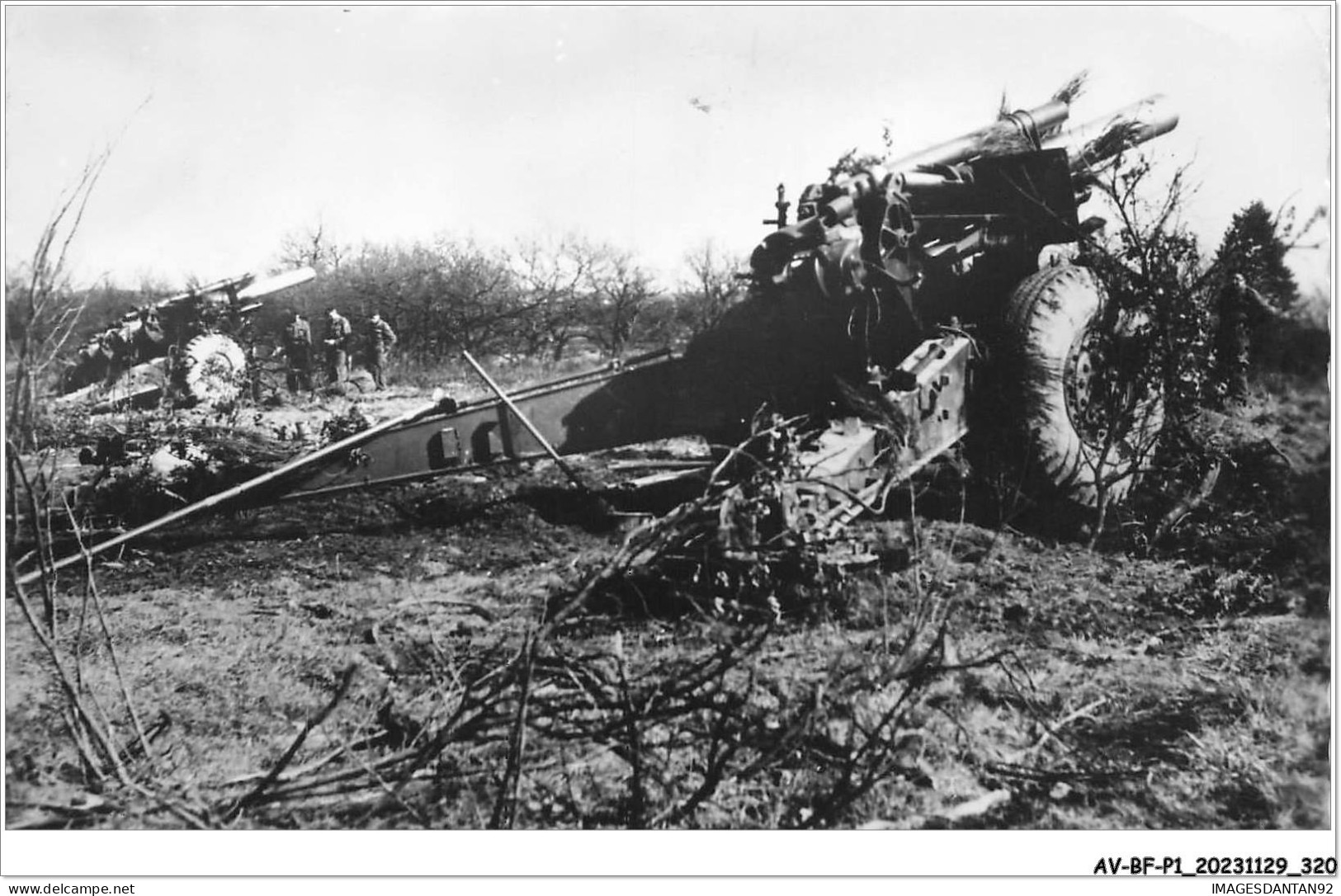 AV-BFP1-0161 - BELGIQUE - Armée Belge - Canon De Campagne - Sonstige & Ohne Zuordnung