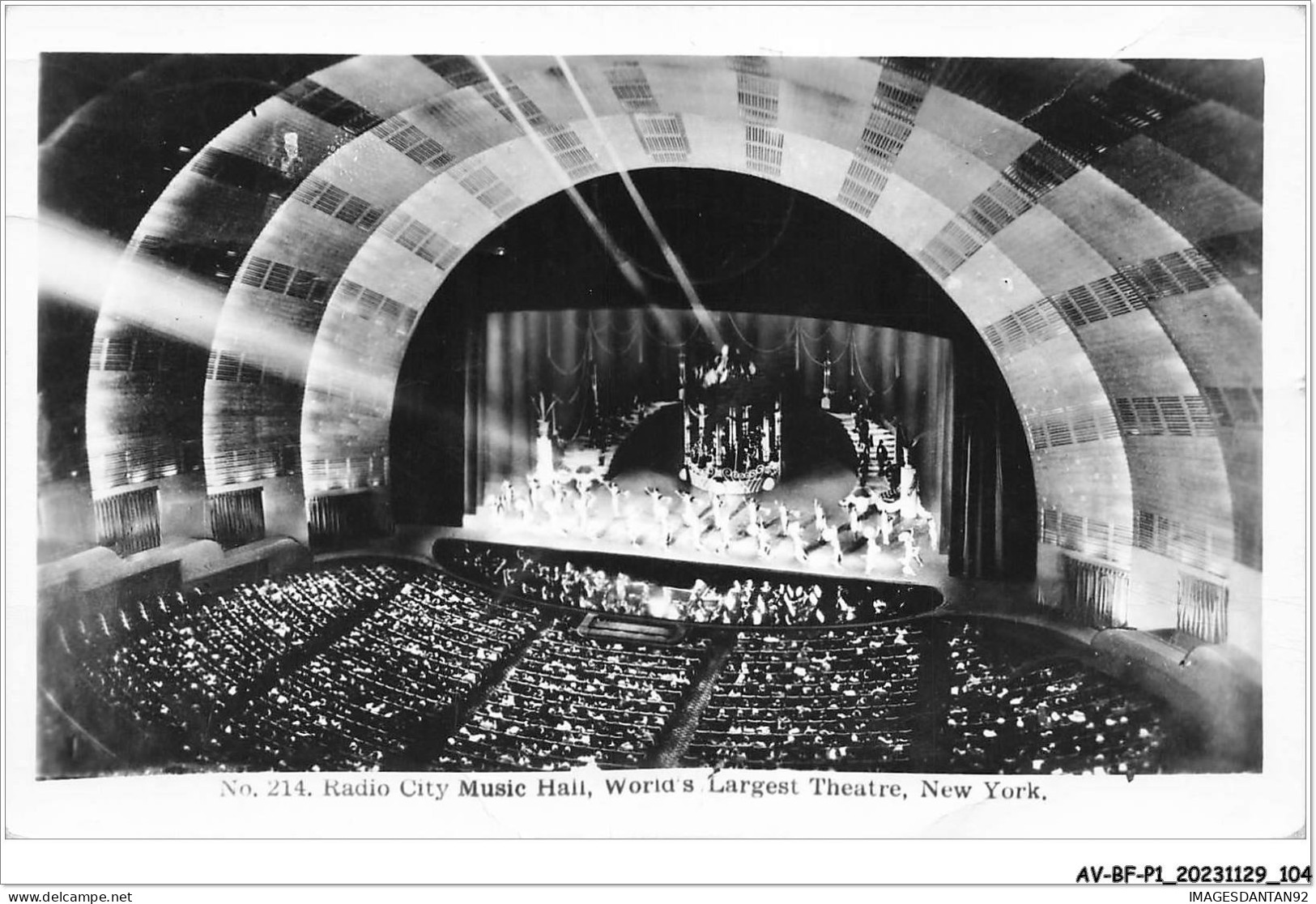 AV-BFP1-0053 - USA - NEW YORK - Radio City Music Hall - World's Largest Theatre - Sonstige & Ohne Zuordnung