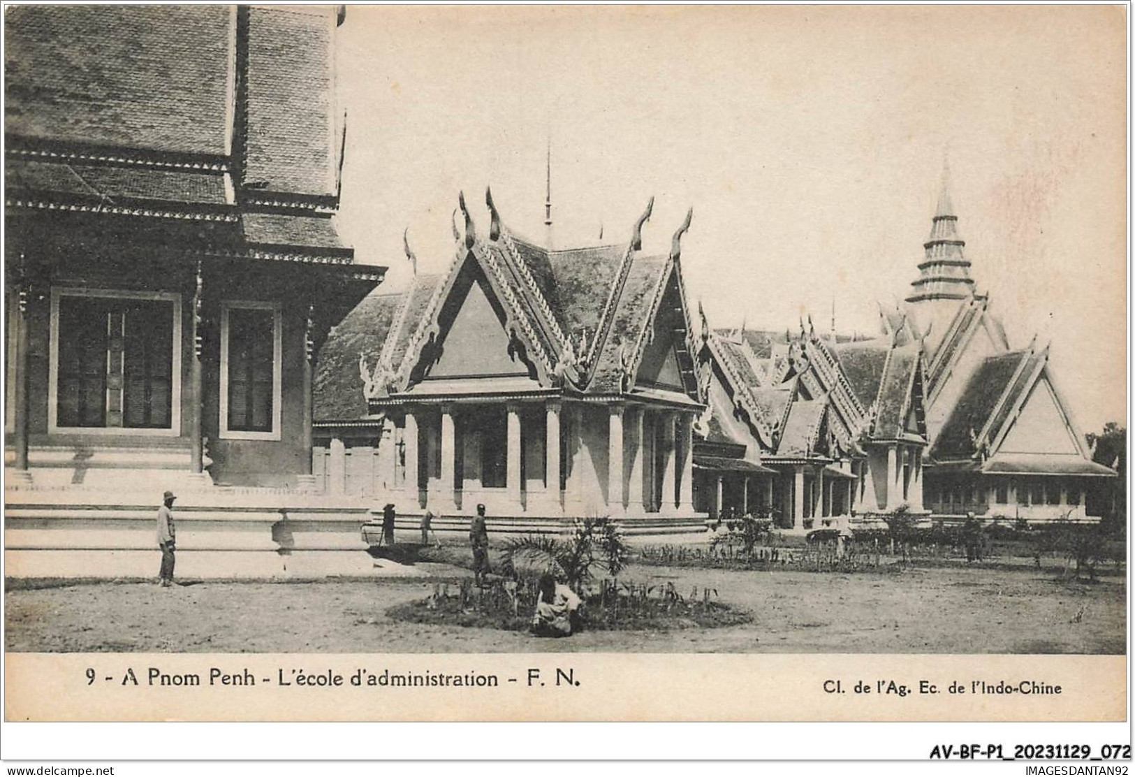AV-BFP1-0037 - CAMBODGE - A Pnom Penh - L'école D'administration - Kambodscha
