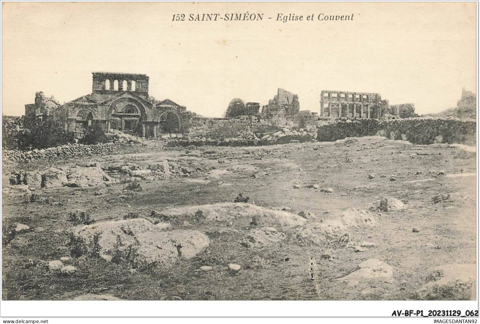 AV-BFP1-0032 - SYRIE - SAINT-SIMEON - église Et Couvent - Syrien