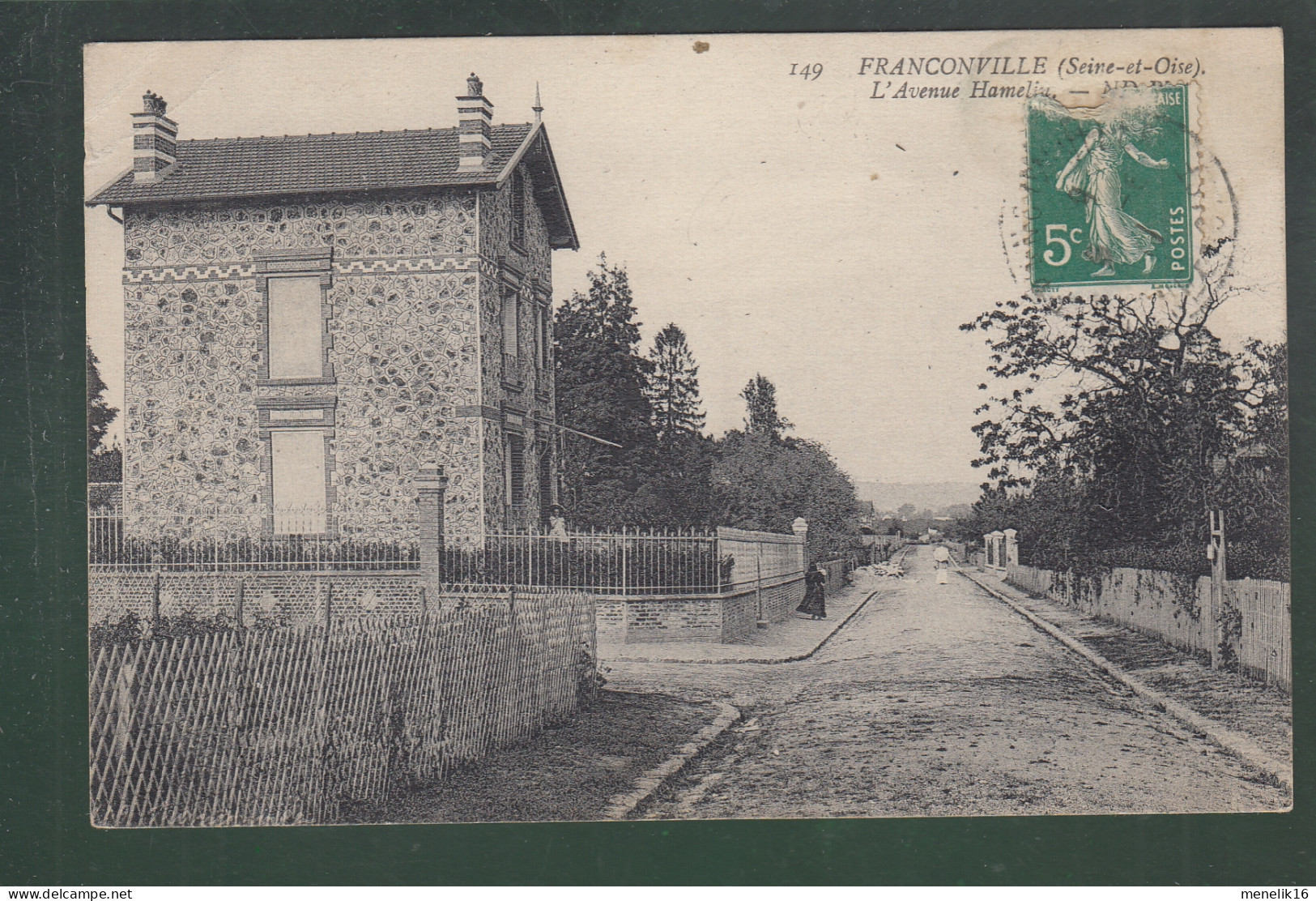 CP - 95 - Franconville - Avenue Hamelin - Franconville