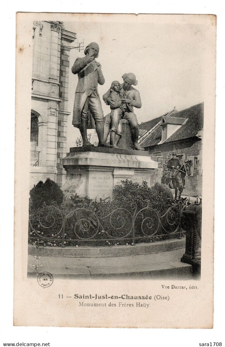 60 SAINT JUST EN CHAUSSÉE,  Monument Des Frères HAÜY. - Saint Just En Chaussee