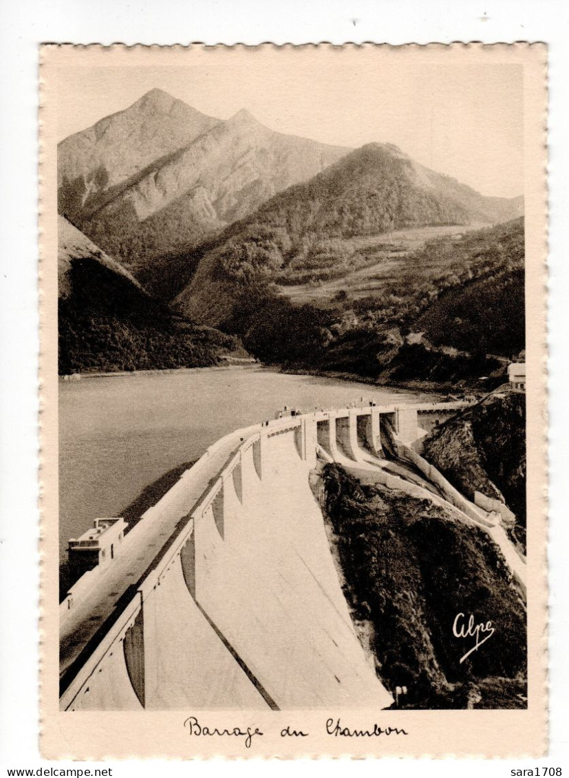 38 Barrage Du CHAMBON, édition Luxe De La Librairie Alpine à Briançon. CPSM Format 10 X 15. - Sonstige & Ohne Zuordnung