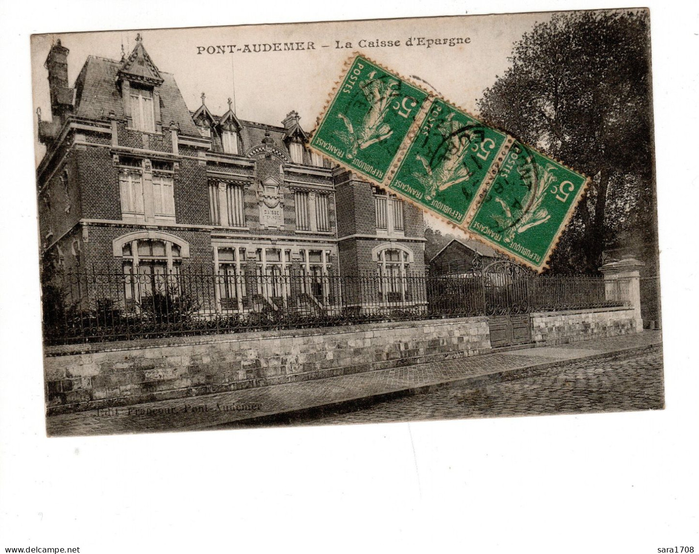 27 PONT AUDEMER, La Caisse D'épargne. - Pont Audemer