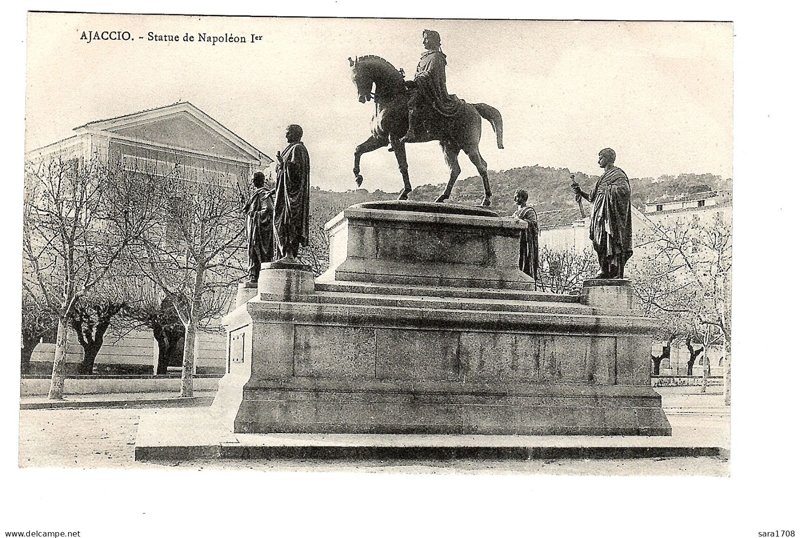 20 AJACCIO, Statue De Napoléon 1er. J. MORETTI N°816.  - Ajaccio