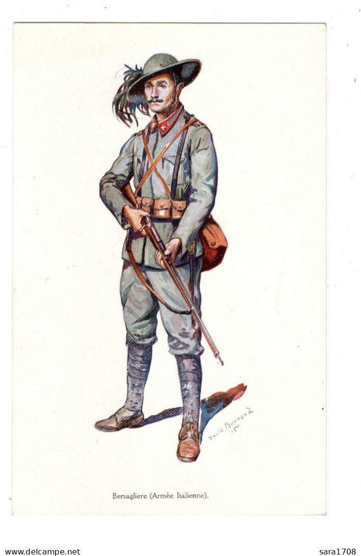 Bersaglière ( Armée Italienne ). 2 SCAN. Très Bon état. - Guerre 1914-18