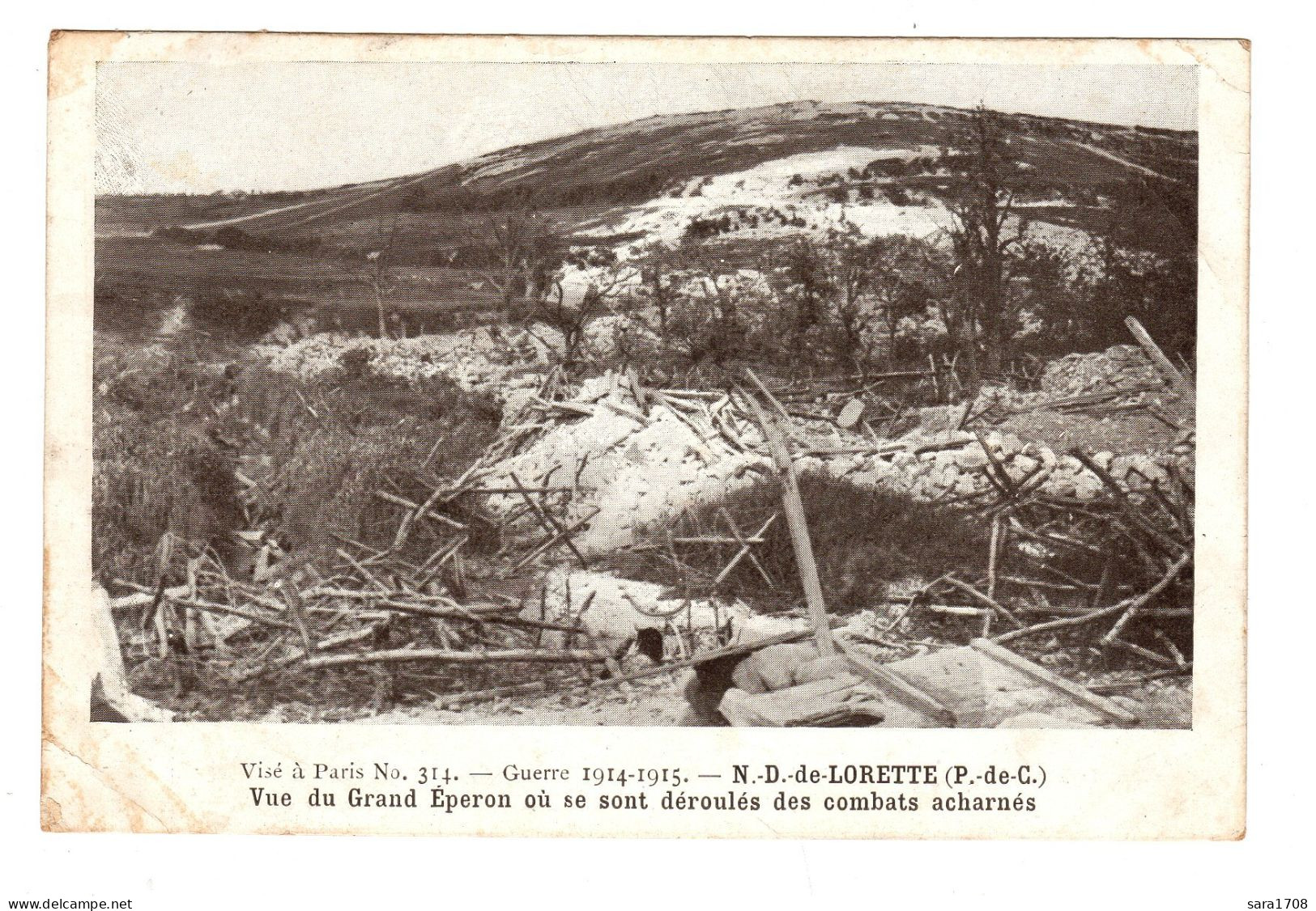 NOTRE DAME De LORETTE, Vue Du Grand Éperon. - War 1914-18