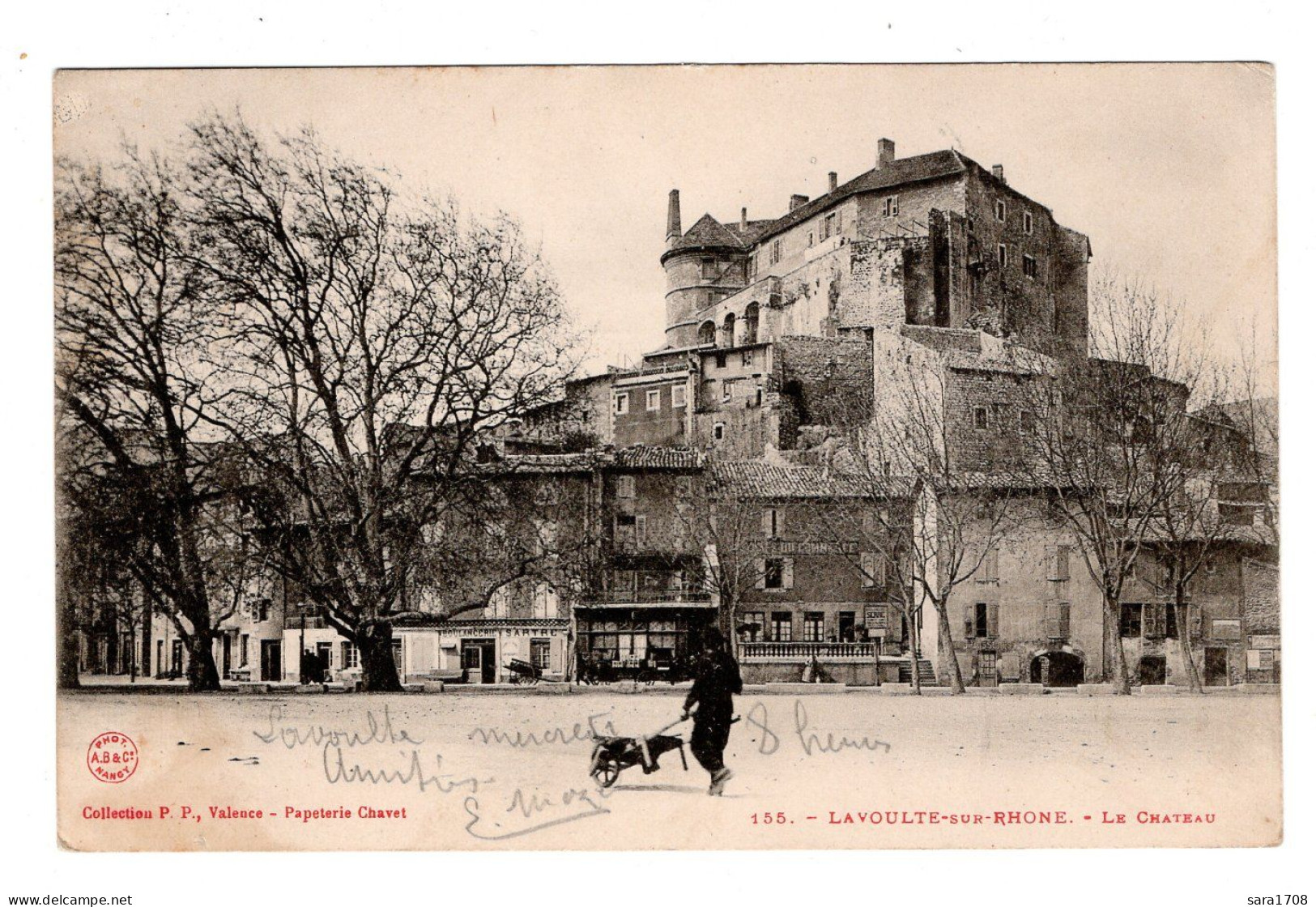 07 LA VOULTE SUR RHÔNE, Place Du Château. ( VOIR SCAN ). - La Voulte-sur-Rhône
