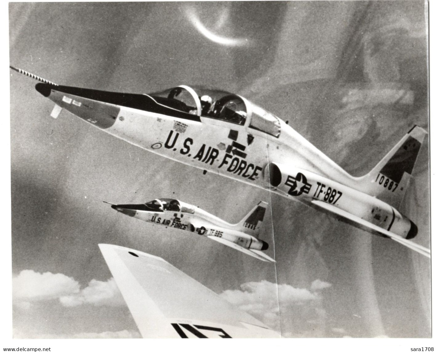 NORTHROP T-38 TRAINER, 1er Avion Supersonique.N° TF-887, Année 1960. Voir Toutes Mes Annonces Sur NORTHROP. - Aviazione