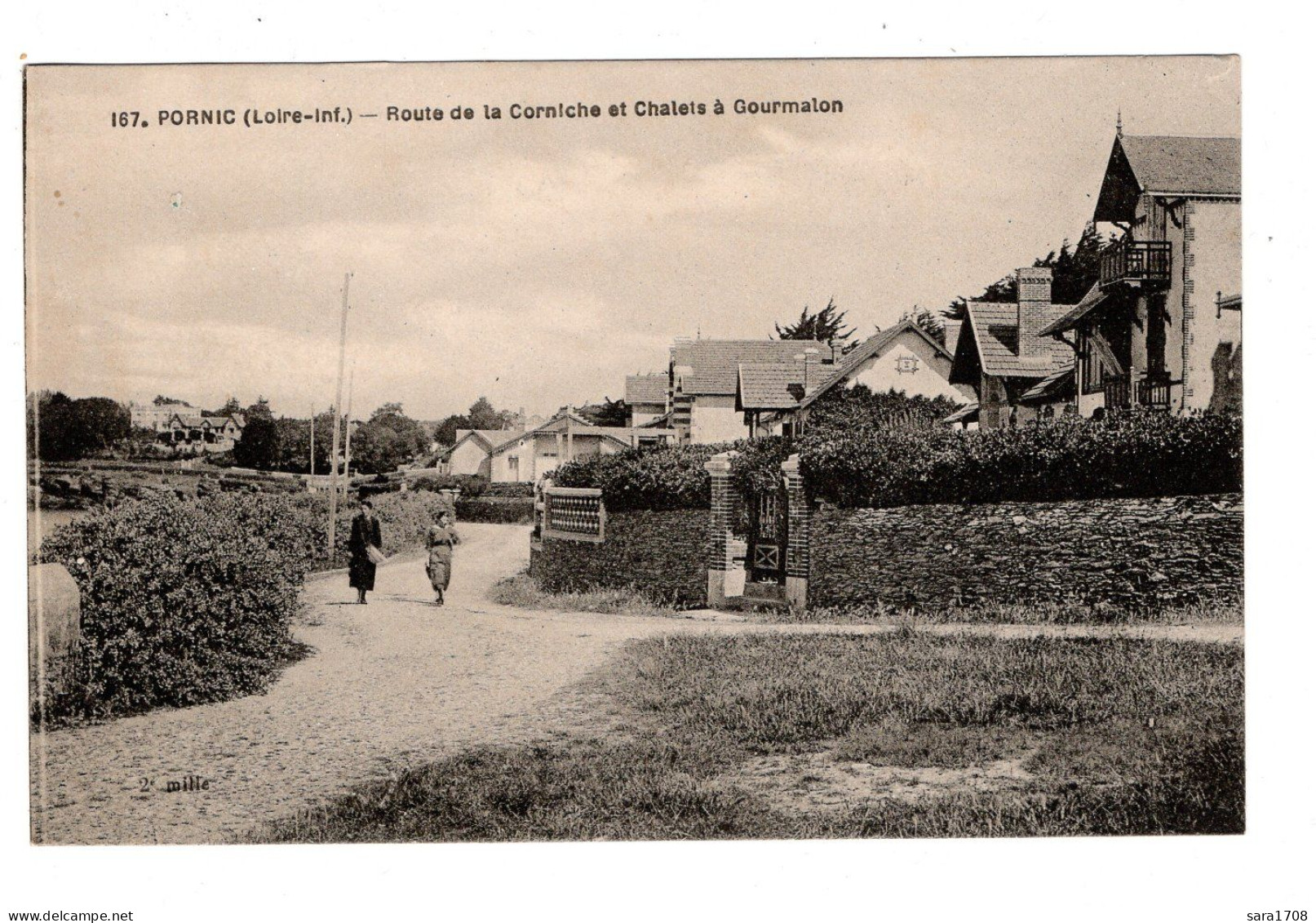 44 PORNIC, Route De La Corniche Et Chalets à Gourmalon. - Pornic