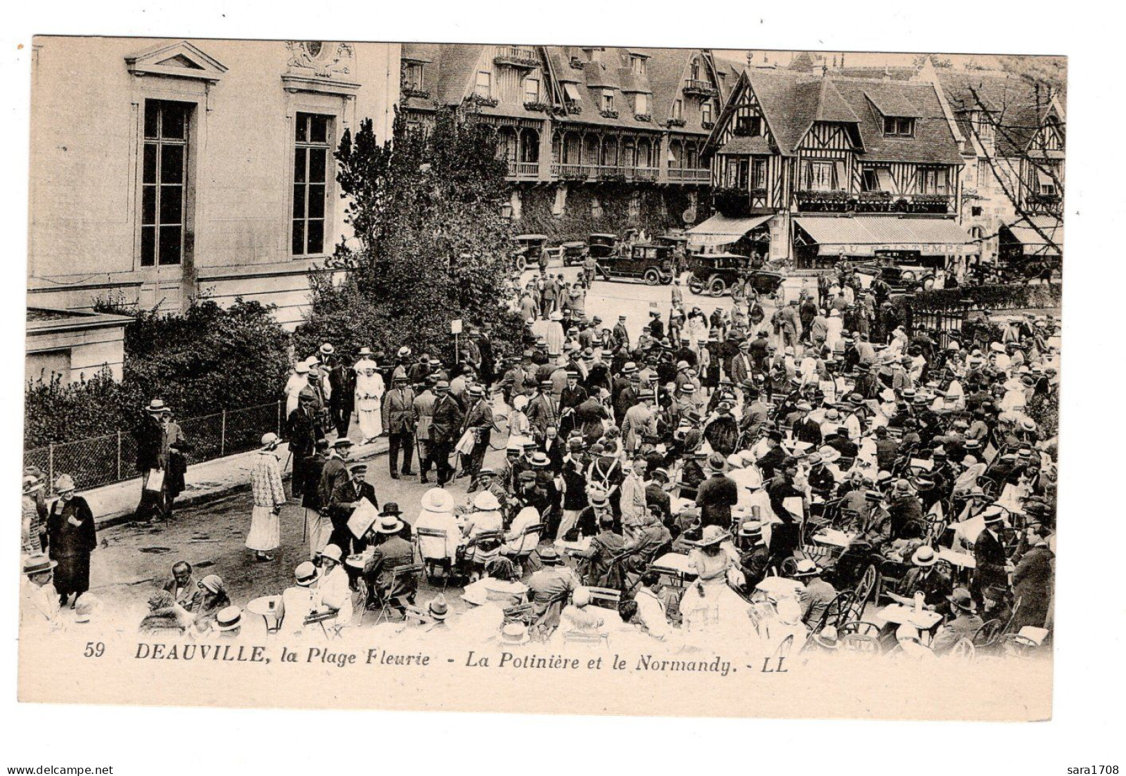 14 DEAUVILLE, La Potinière Et Le Normandy. ( VOIR SCAN ). - Deauville