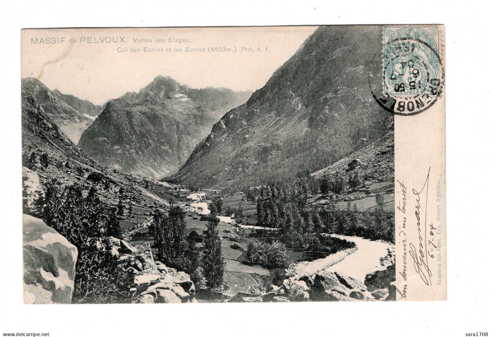 38 Massif Du Pelvoux, Vallée Des étages, Col Des écrins Et Les écrins.  - Sonstige & Ohne Zuordnung