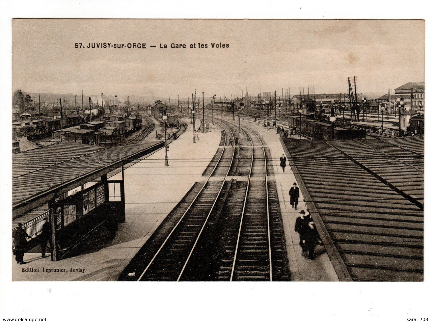 91 JUVISY Sur ORGE, La GARE Et Les Voies. N°57. - Juvisy-sur-Orge