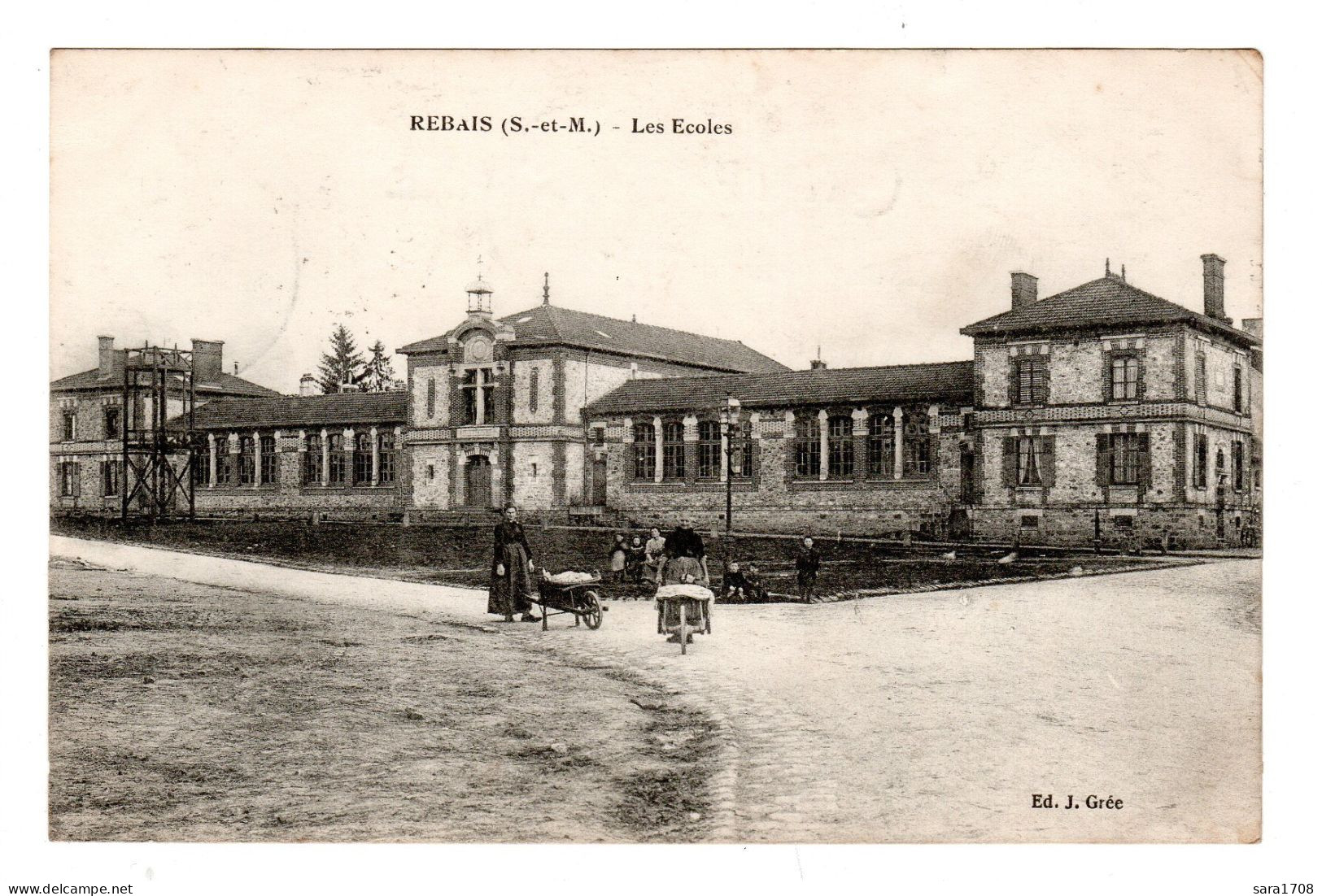 77 REBAIS, Les Écoles. - Rebais