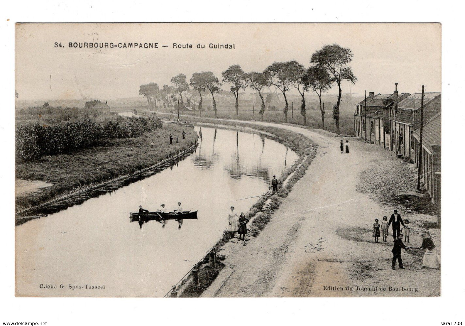 59 BOURBOURG CAMPAGNE, Route Du Guindal. - Sonstige & Ohne Zuordnung