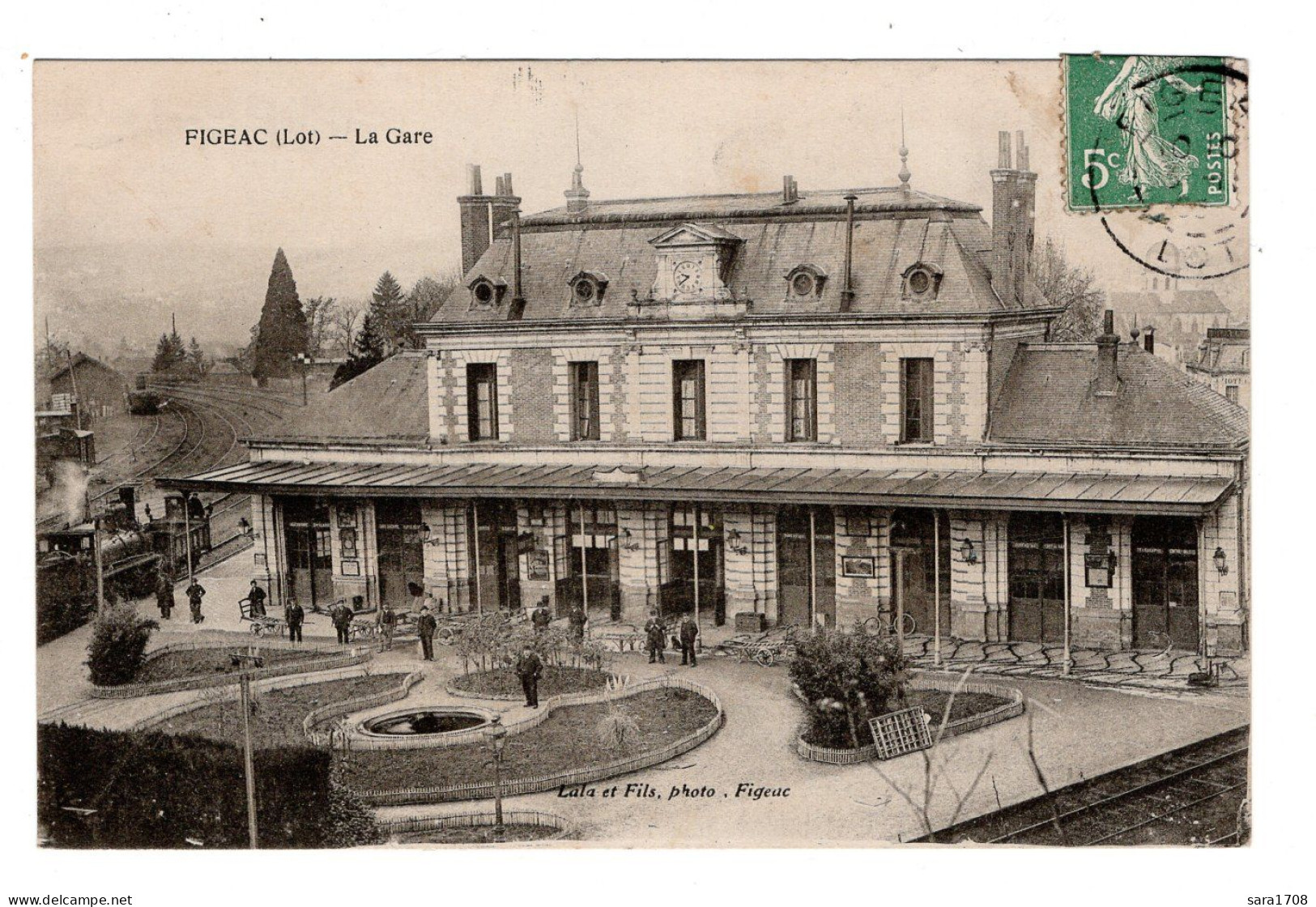 46 FIGEAC, La Gare. - Figeac