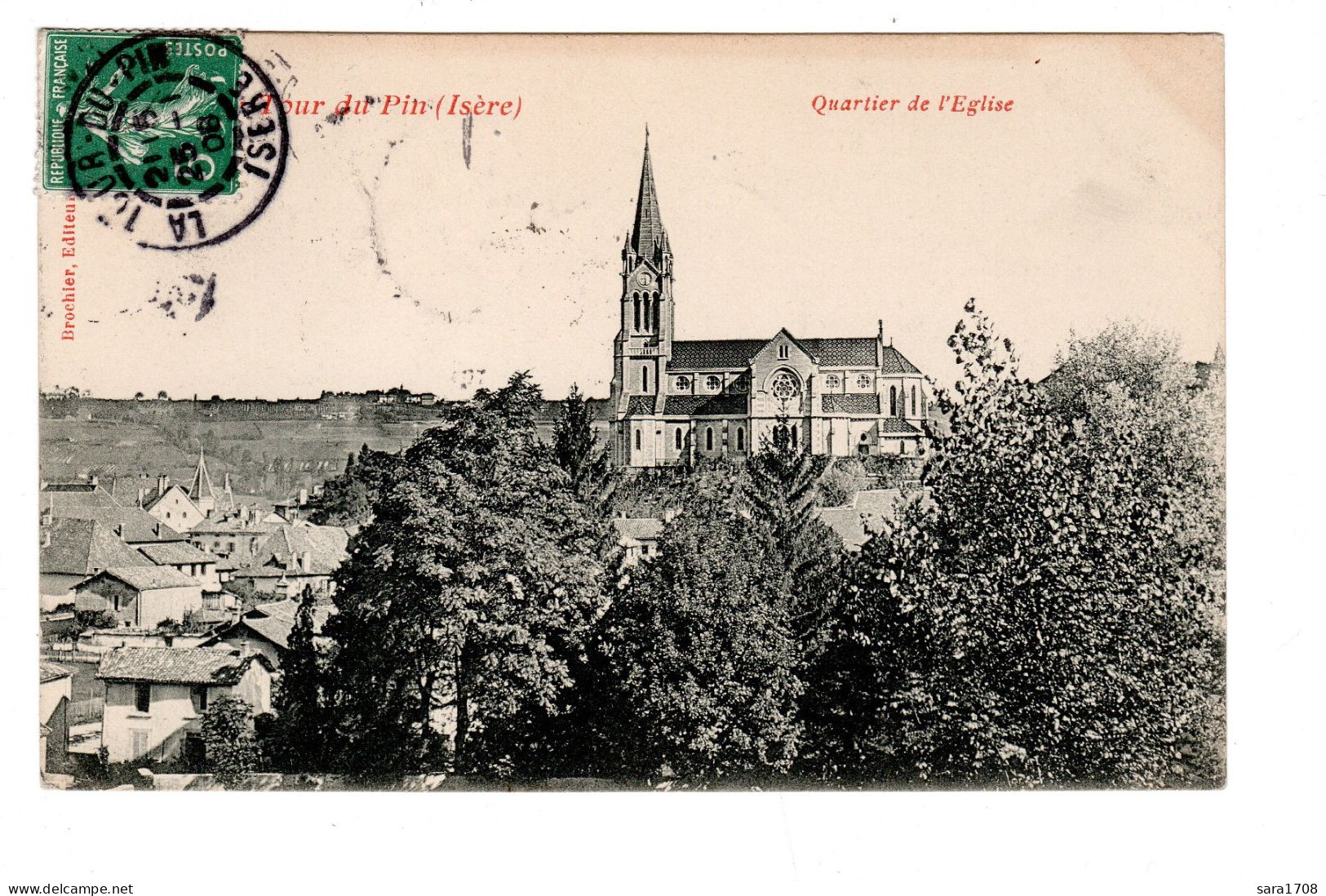 38 LA TOUR DU PIN, Quartier De L'église. 2 SCAN. - La Tour-du-Pin