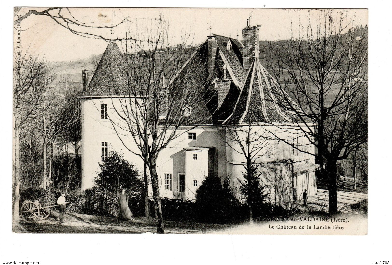 38 SAINT GEOIRE En VALDAINE, Le Château De LAMBERTIÈRE. 2 SCAN. - Saint-Geoire-en-Valdaine