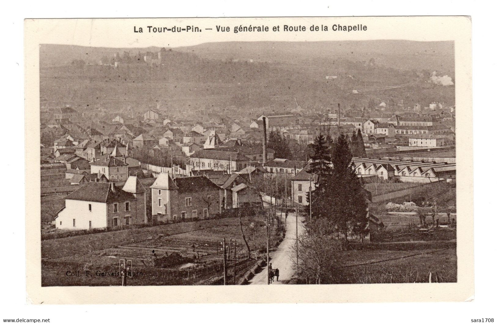 38 LA TOUR DU PIN, Route De La Chapelle. 2 SCAN. - La Tour-du-Pin