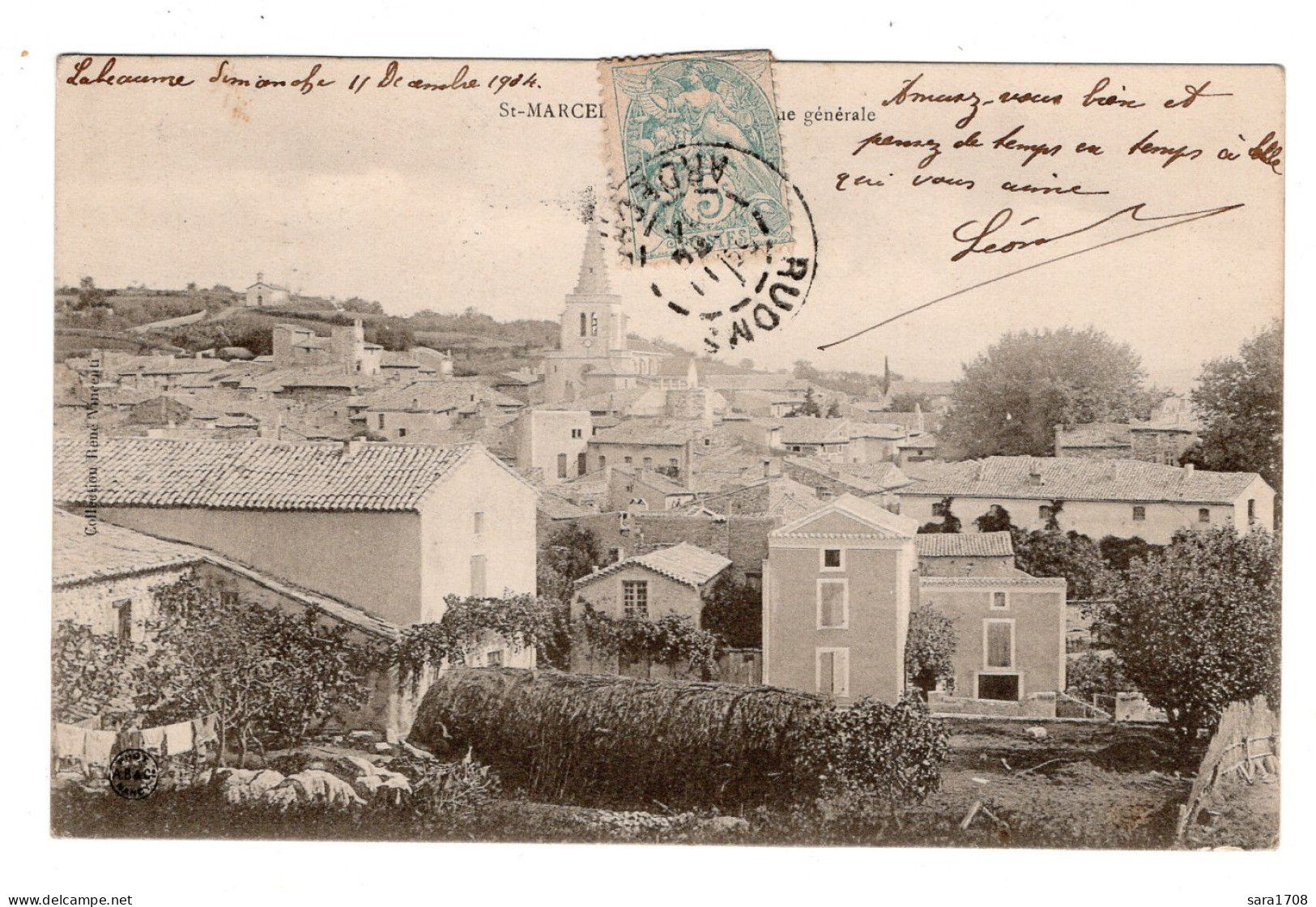 07 SAINT MARCEL D'ARDÈCHE. ( VOIR SCAN ). - Sonstige & Ohne Zuordnung