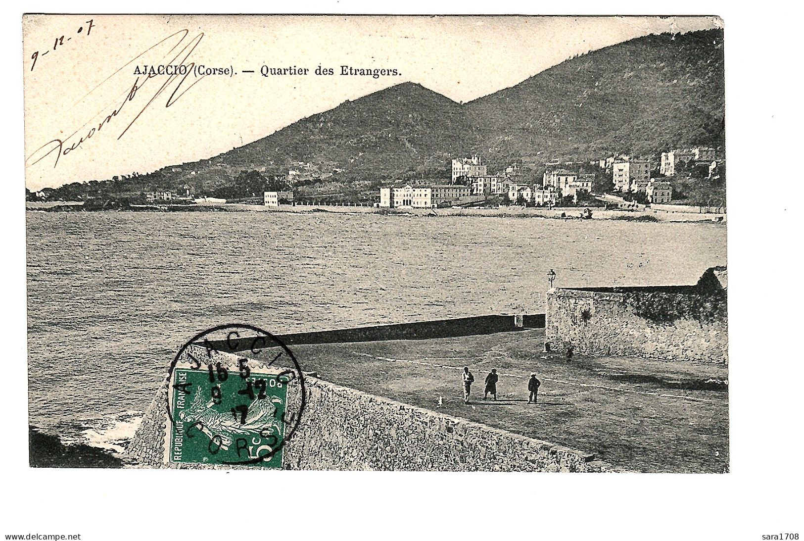 20 AJACCIO, Quartier Des étrangers. J. MORETTI N°86. 2 SCAN. - Ajaccio