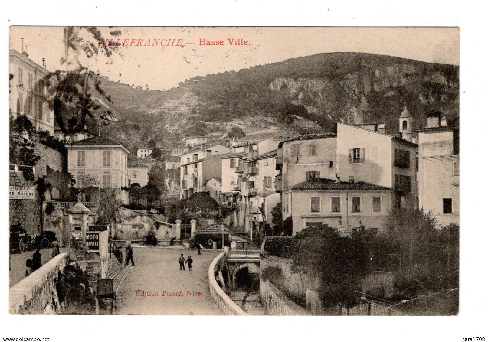 06 VILLEFRANCHE, Basse Ville. édition PICARD à NICE. ( VOIR SCAN ). - Villefranche-sur-Mer