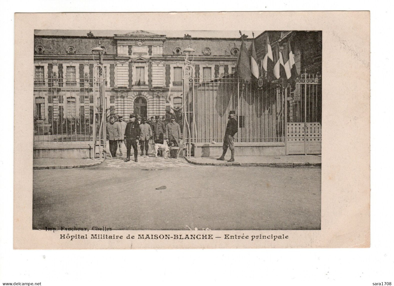 93 NEUILLY SUR MARNE, Hôpital Militaire De MAISON BLANCHE.  Entrée Principale.  - Neuilly Sur Marne