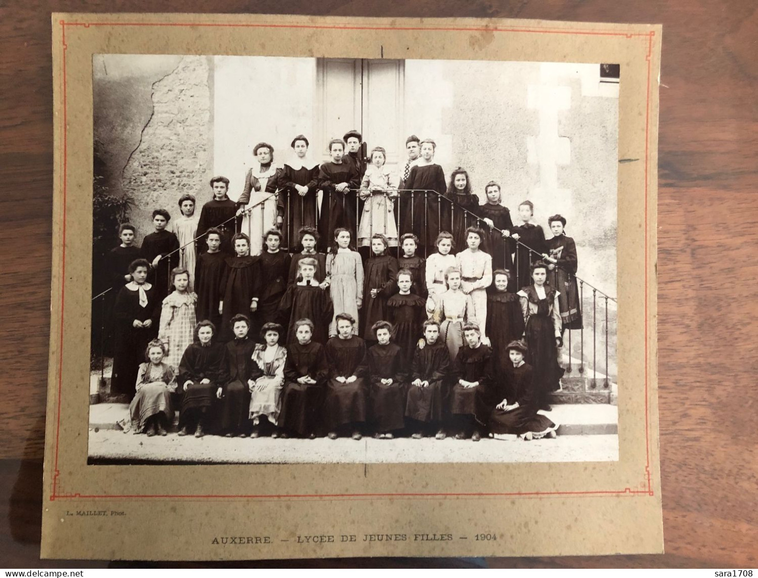 AUXERRE, Lycée De JEUNES FILLES. Année 1904. L. MAILLET Photo. ( VOIR SCAN ) - Orte