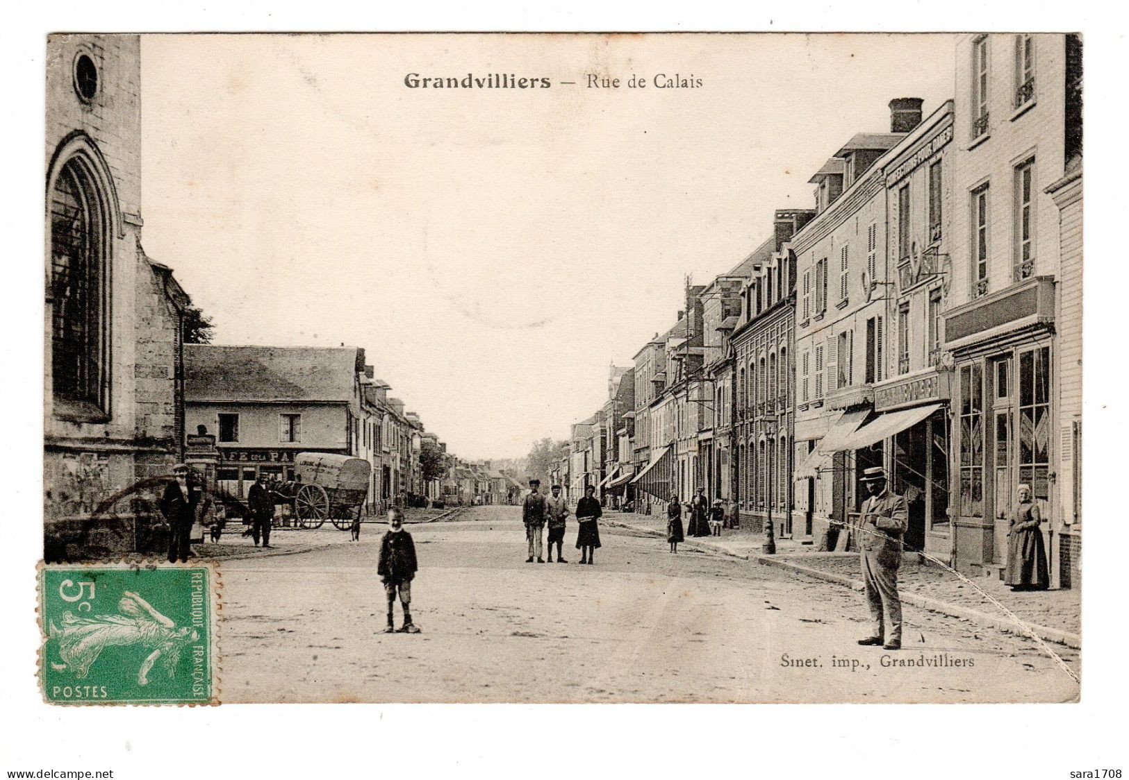 60 GRANDVILLIERS, Rue De Calais. - Grandvilliers