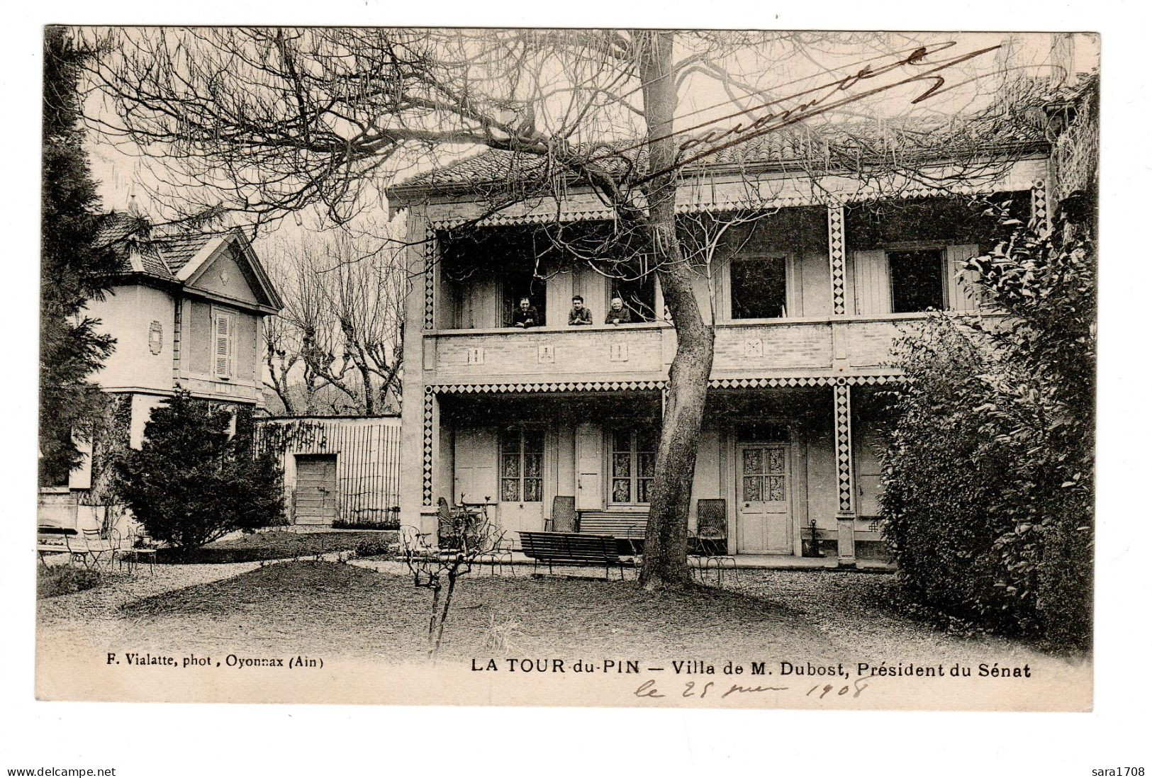 38 LA TOUR DU PIN, Villa De Mr DUBOST, Président Du Sénat. 2 SCAN. - La Tour-du-Pin