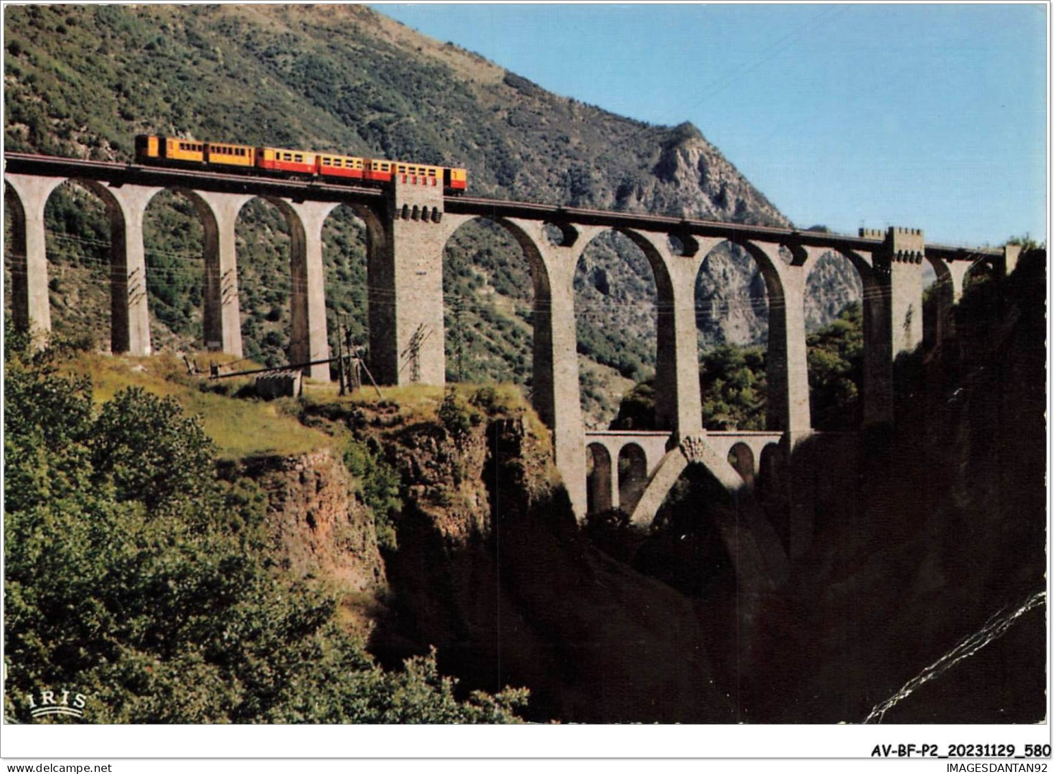 AV-BFP2-0478 - TRAIN - La Cerdagne Française - Le Pont Séjourné - Trains