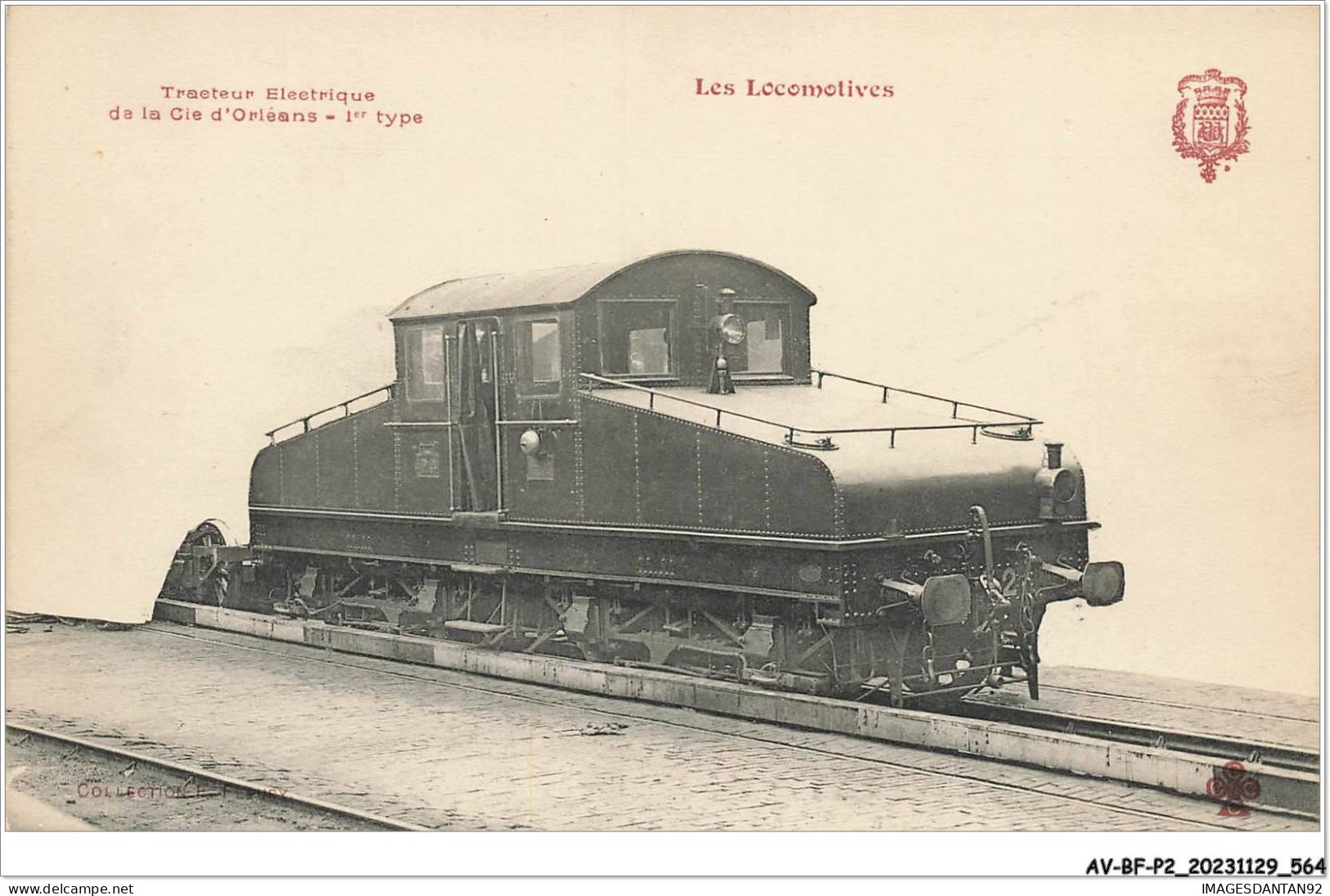 AV-BFP2-0470 - TRAIN - Les Locomotives - Tracteur électrique De La Côte D'Orléans - Trains