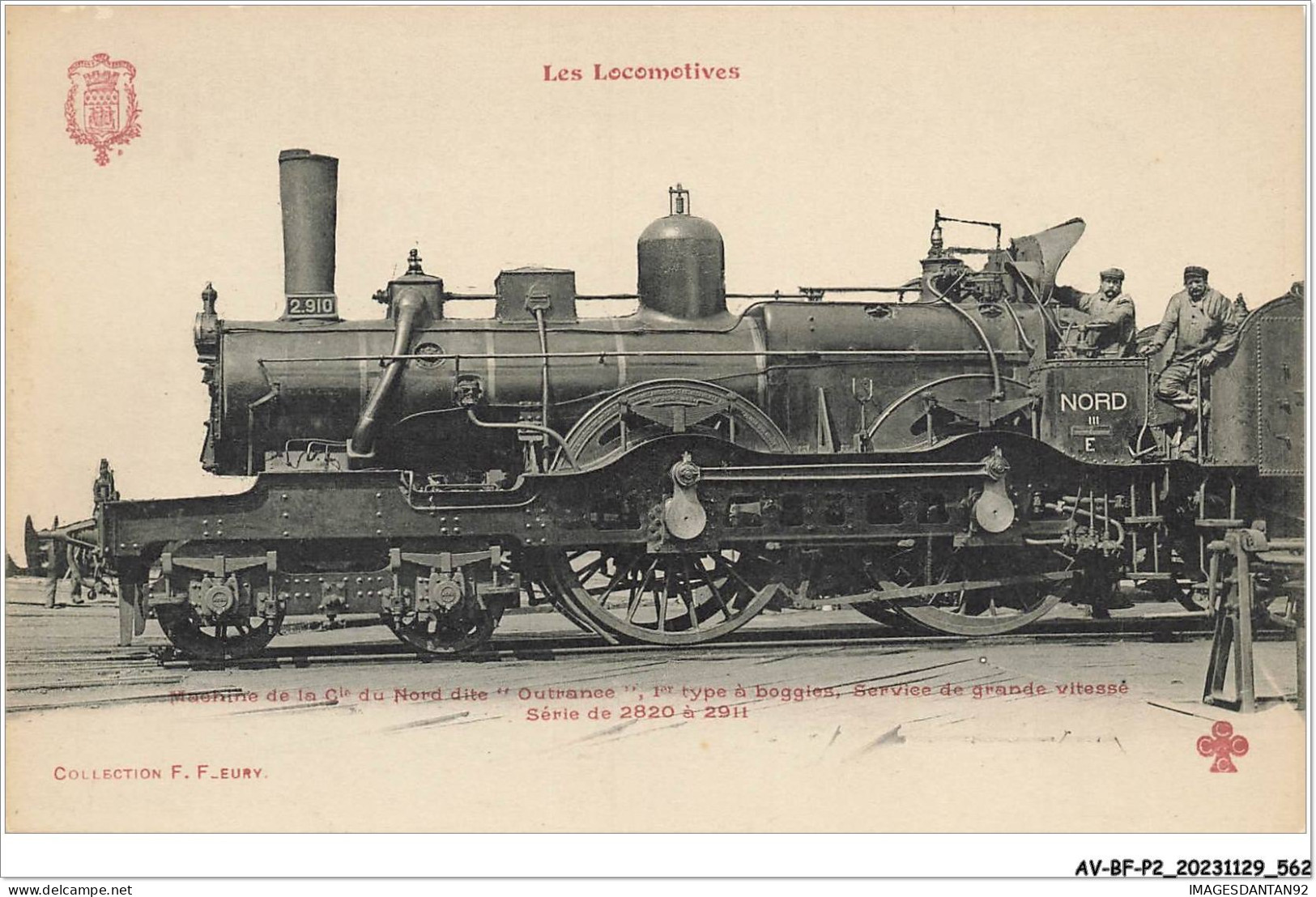 AV-BFP2-0469 - TRAIN - Les Locomotives - Machine De La Côte Du Nord - Treinen