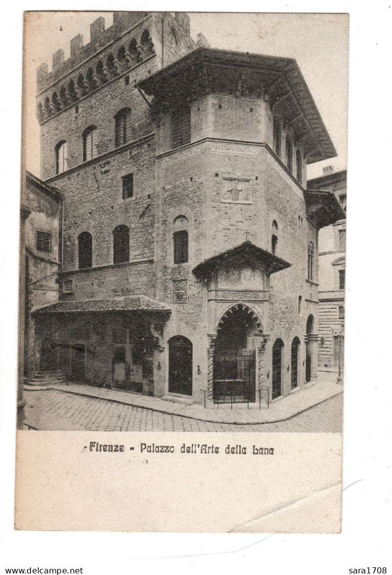 FIRENZE, Palazzo Dell'Arte Della Hana. 2 SCAN. - Firenze