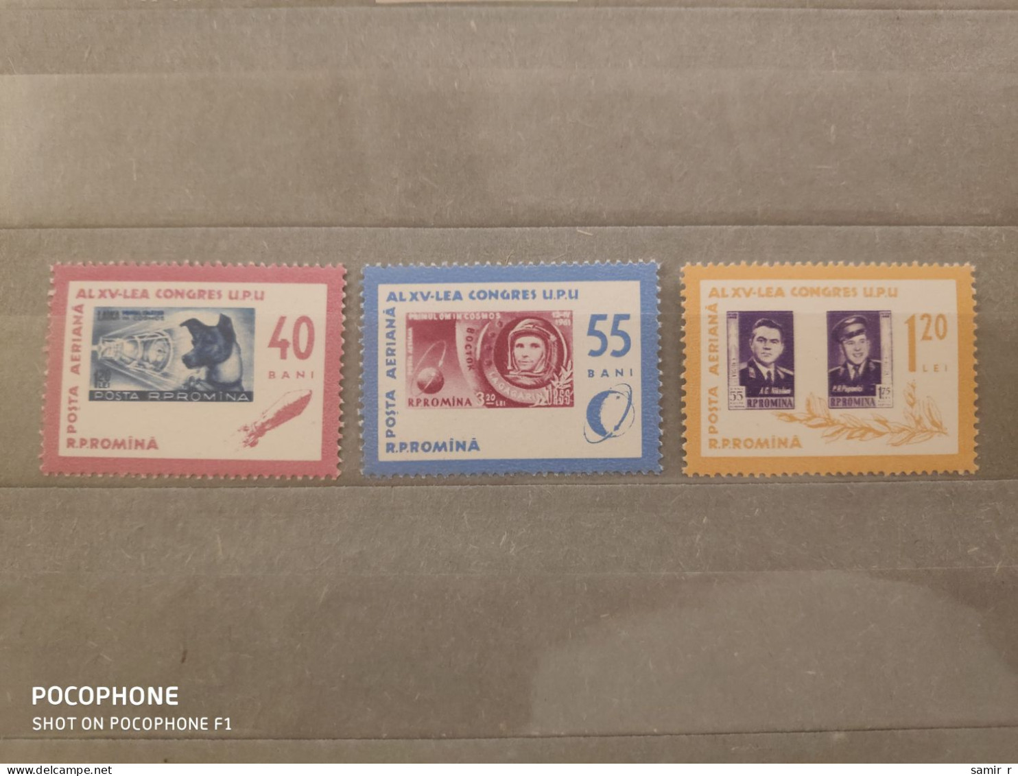 1963	Romania	Space (F92) - Unused Stamps