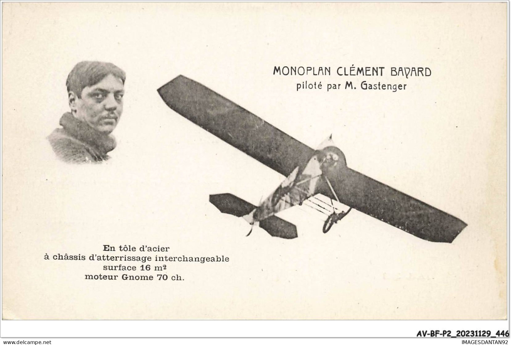 AV-BFP2-0411 - AVIATION - Monoplan Clément Bayard - Other & Unclassified