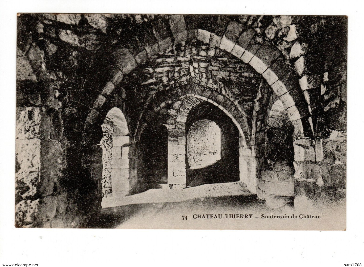 02 CHATEAU THIERRY, Souterrain Du Château. - Chateau Thierry