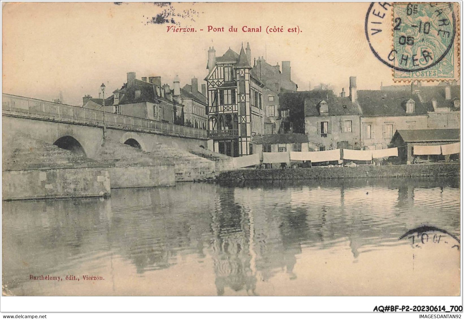 AQ#BFP2-18-0349 - VIERZON - Pont Du Canal - Côté Est - Vierzon