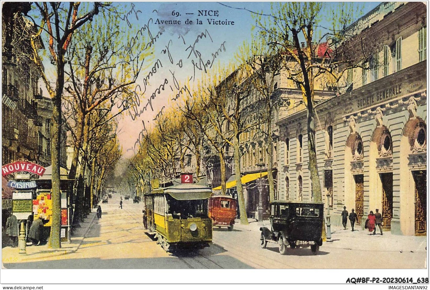 AQ#BFP2-06-0318 - NICE - Avenue De La Victoire - Tramway, Société Générale - Markten, Pleinen
