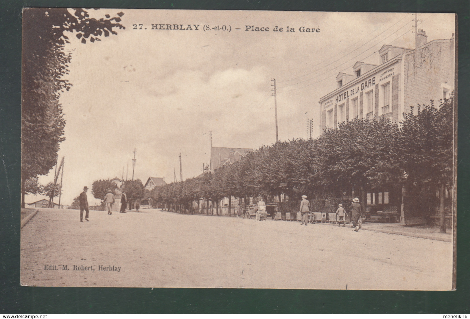 CP - 95 - Herblay - Place De La Gare - Herblay