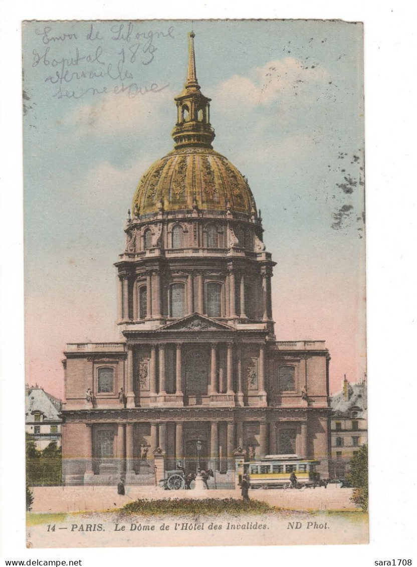 75 PARIS,  Le Dôme De L'Hôtel Des Invalides. - Autres Monuments, édifices